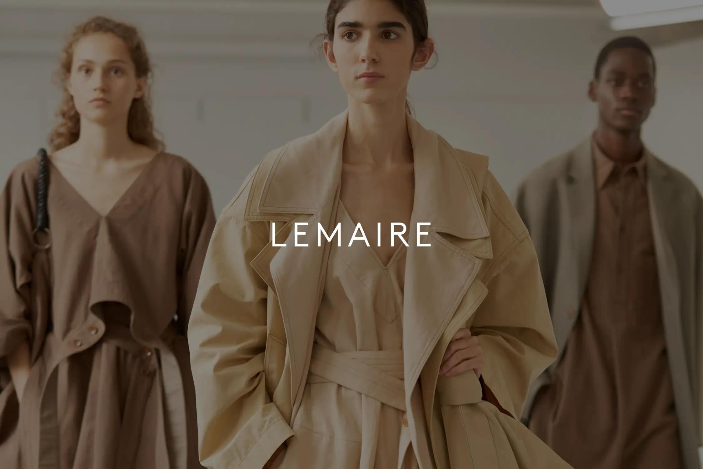 Défilé LEMAIRE, marque de prêt-à-porter haut de gamme et française