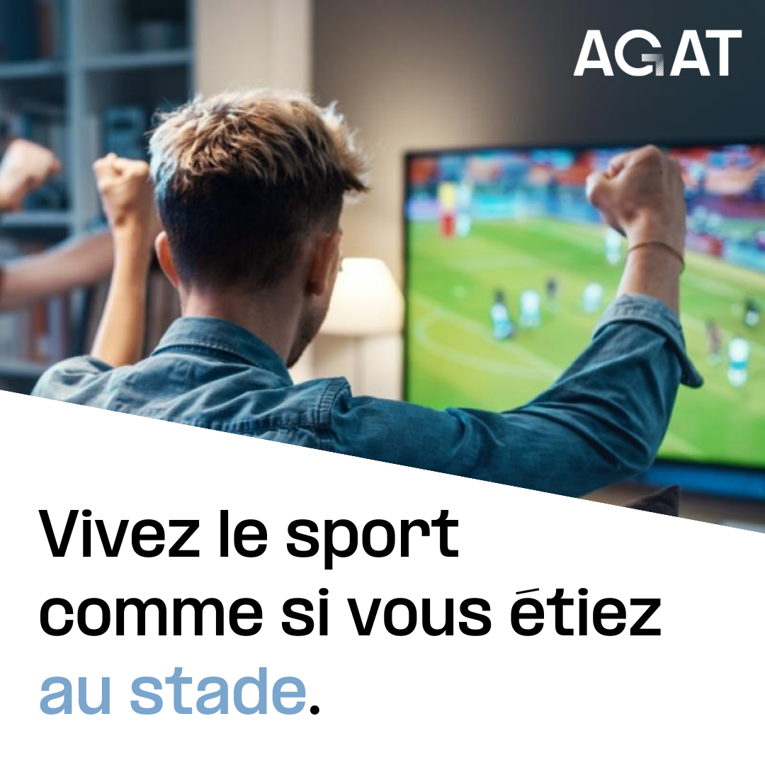 Vivez le sport comme si vous étiez au stade.