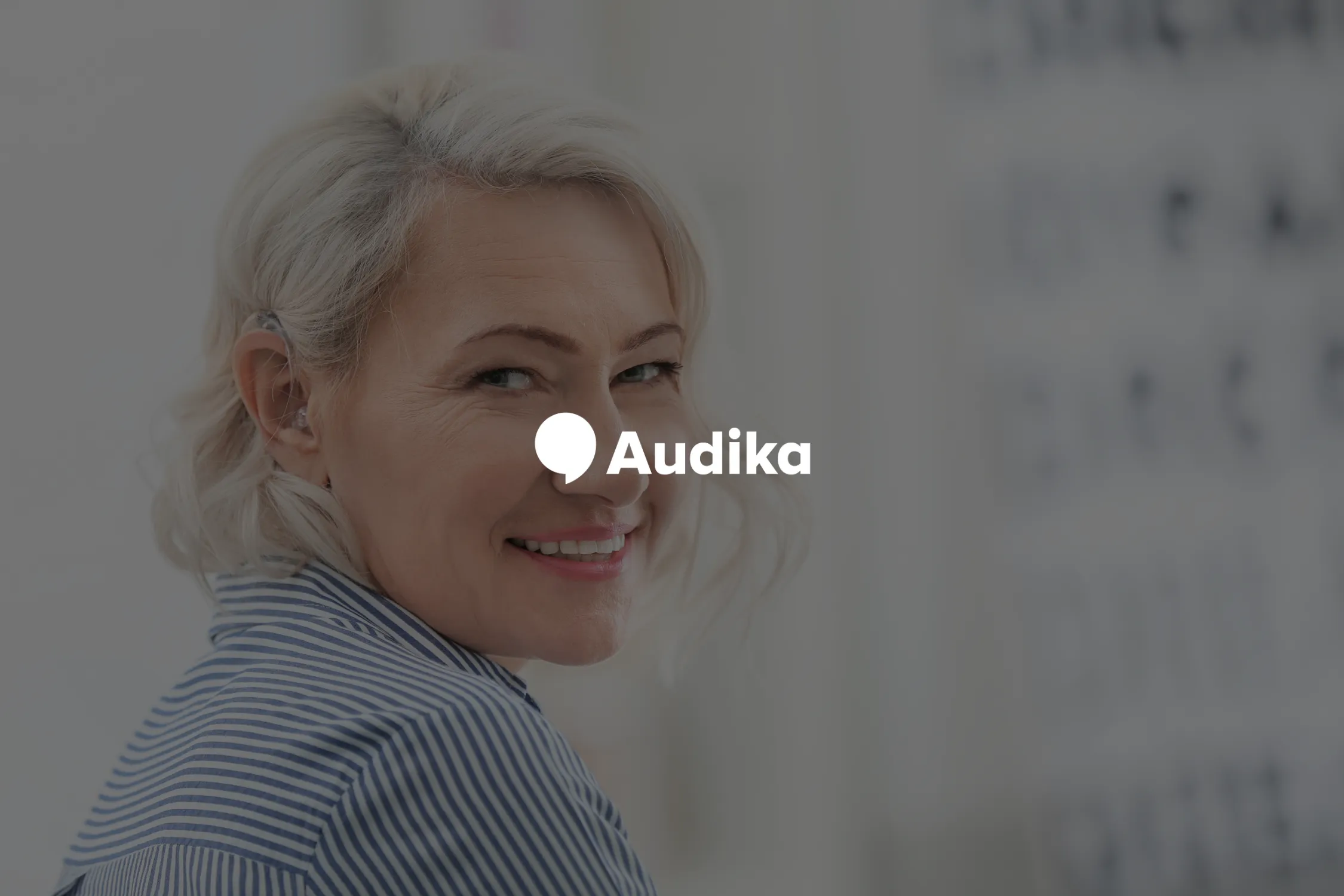 Marque d'appareils auditifs Audika, cliente d'AGAT