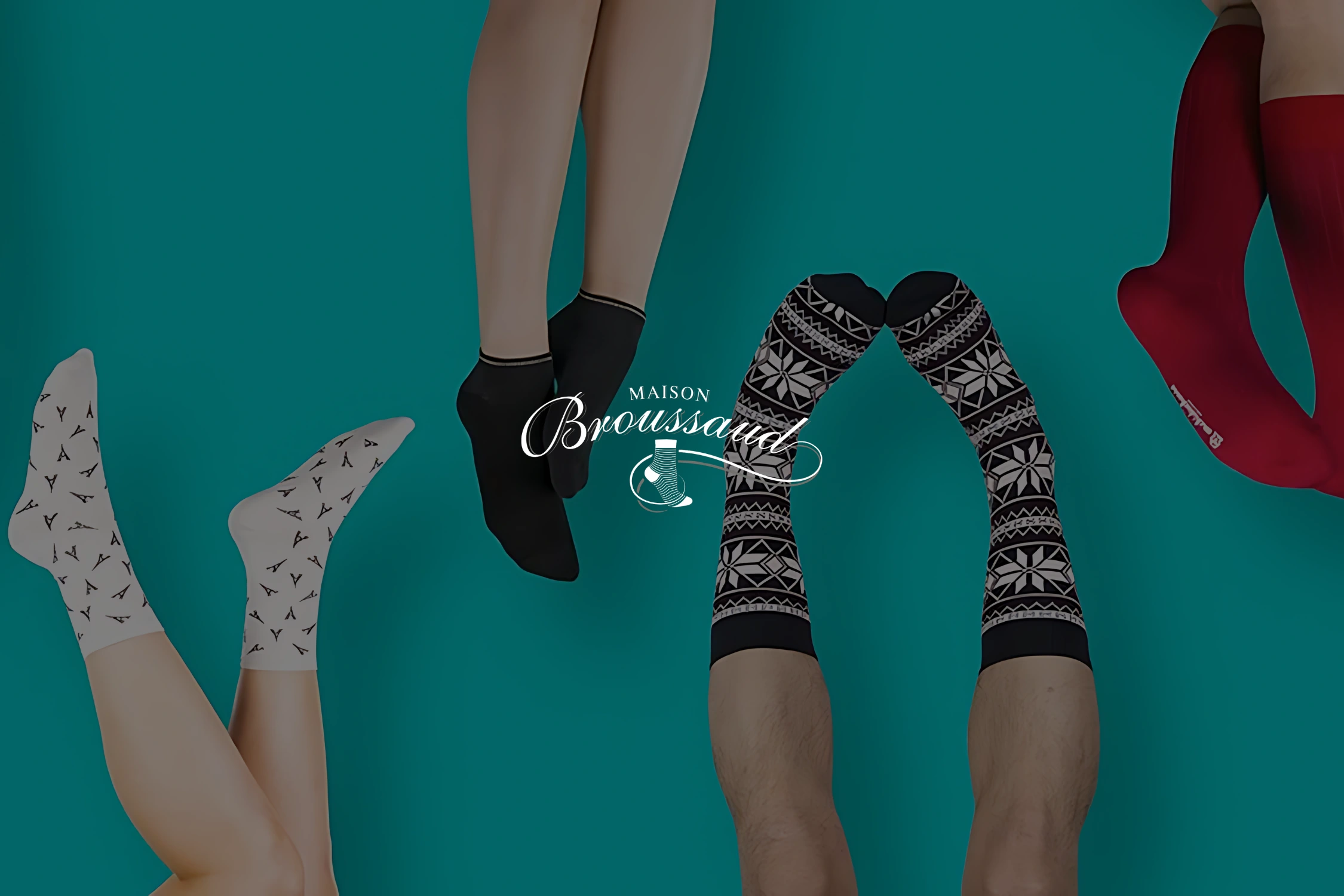 La marque Maison Broussaud fabrique des chaussettes haut de gamme en France