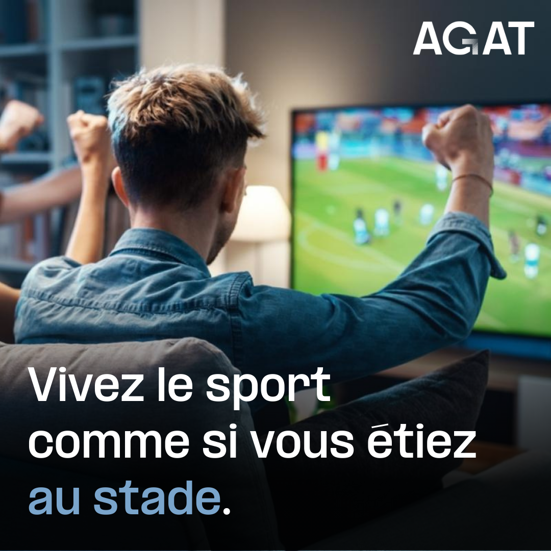 Vivez le sport comme si vous étiez au stade.