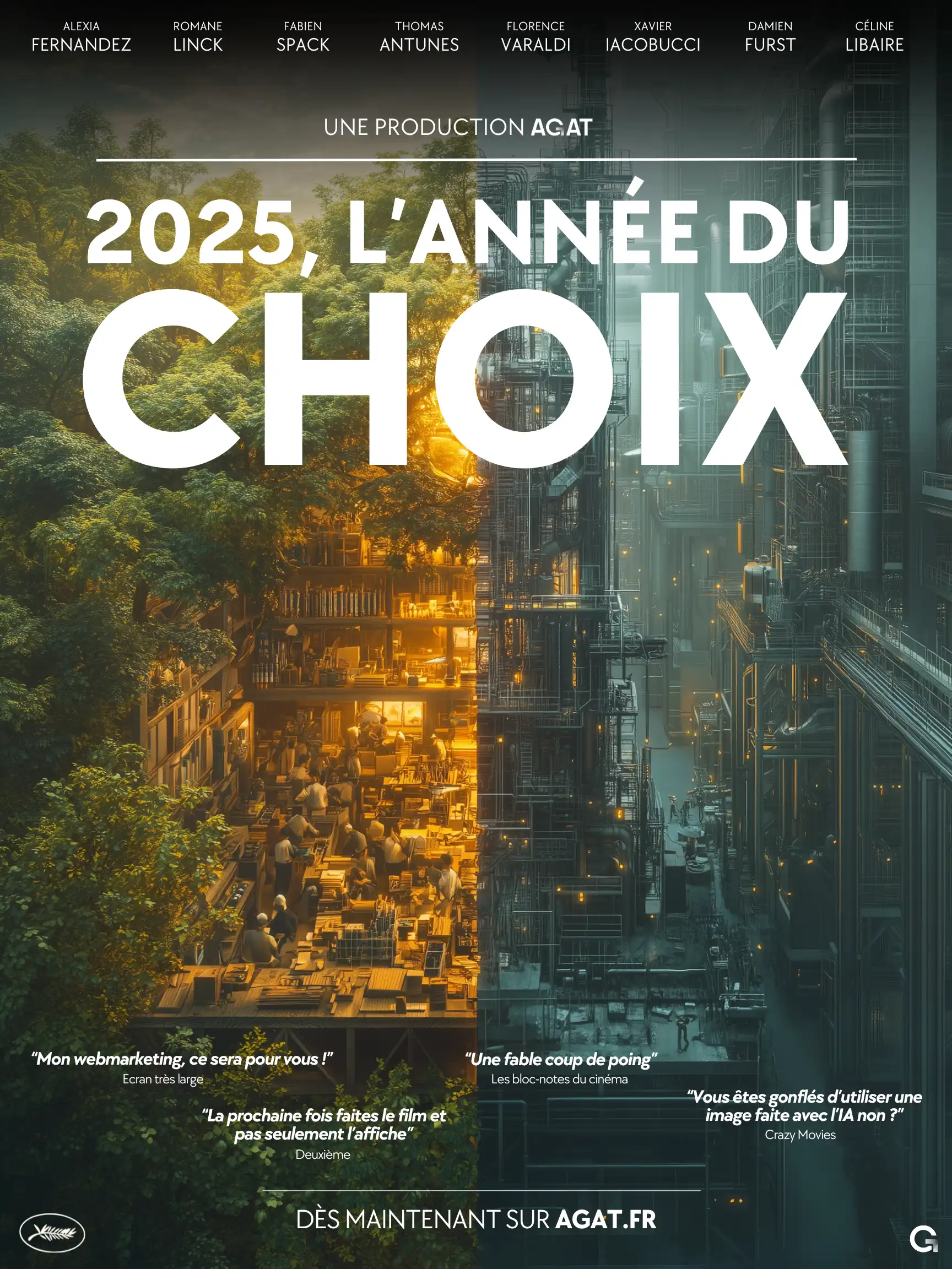 Affiche du film d'AGAT : 2025, l'année du choix