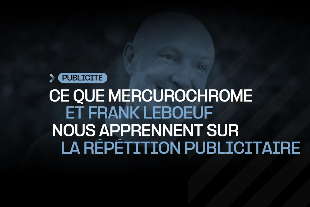 AGAT creuse la logique de répétition publicitaire